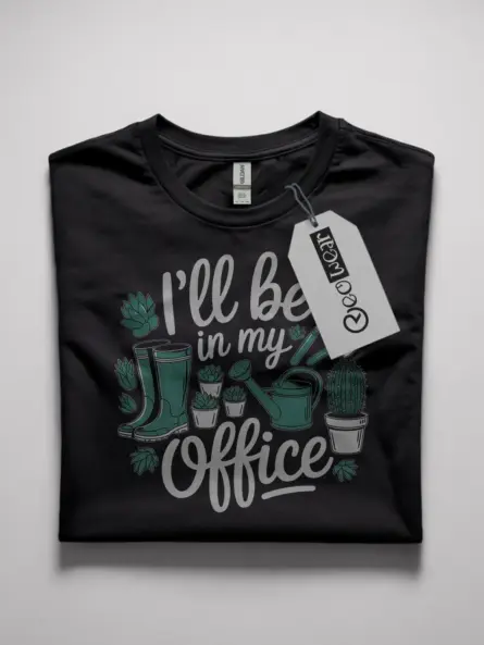 I’ll Be In My Office Gardening T-Shirt - Image 4
