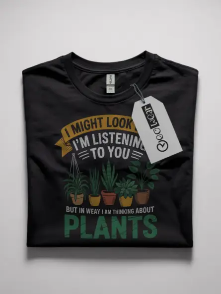 thinking about plants t-shirt