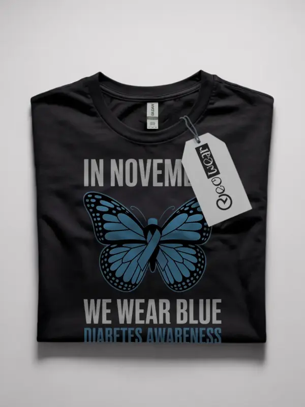 in november we wear blue diabetes shirt
