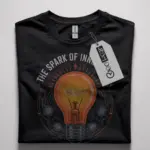 innovation light bulb t-shirt