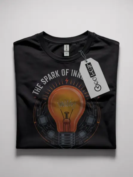 innovation light bulb t-shirt