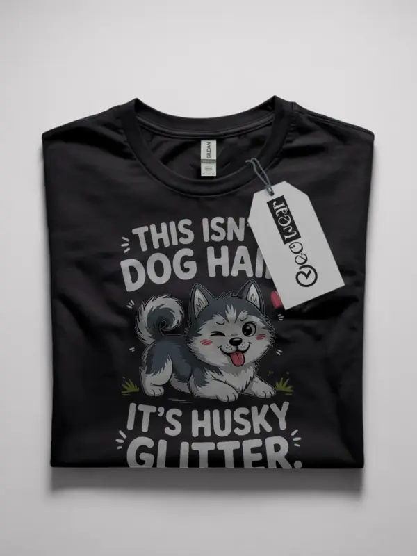 husky glitter shirt