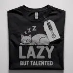 lazy cat shirt