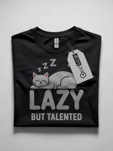 lazy cat shirt