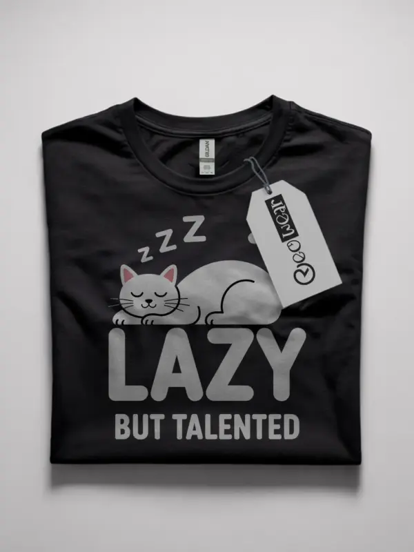 lazy cat shirt