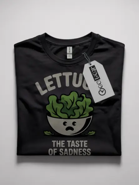 lettuce the taste of sadness t-shirt
