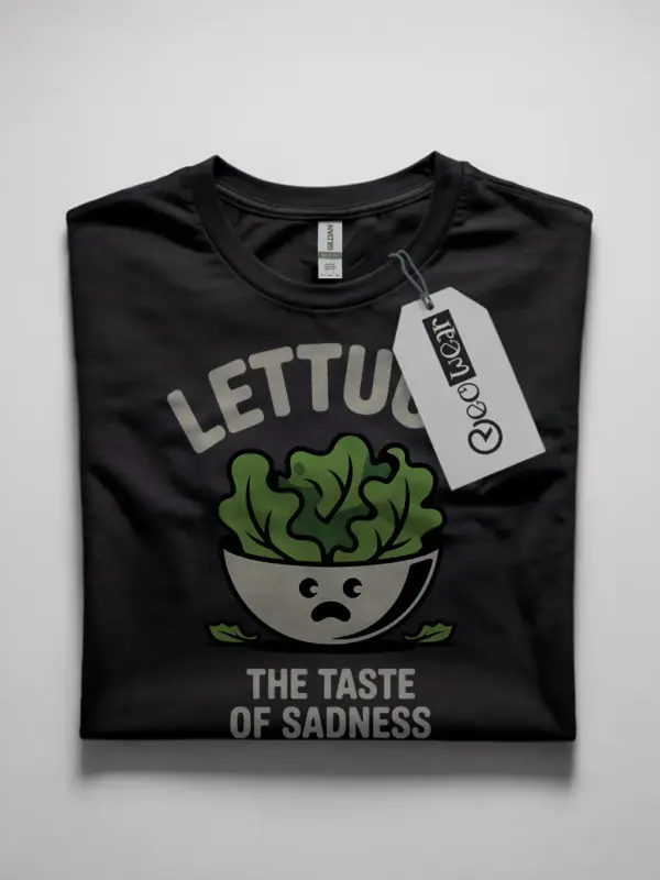 lettuce the taste of sadness t-shirt