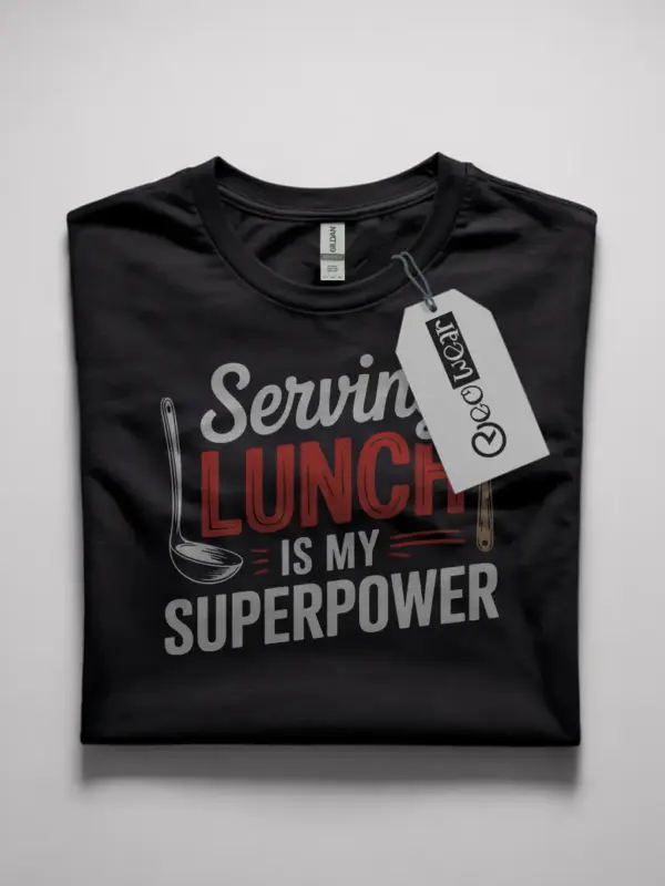 lunch lady superpower t-shirt