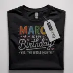 march birthday shirt