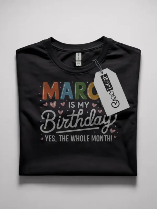 march birthday shirt