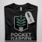 minimalist plant pocket t-shirt