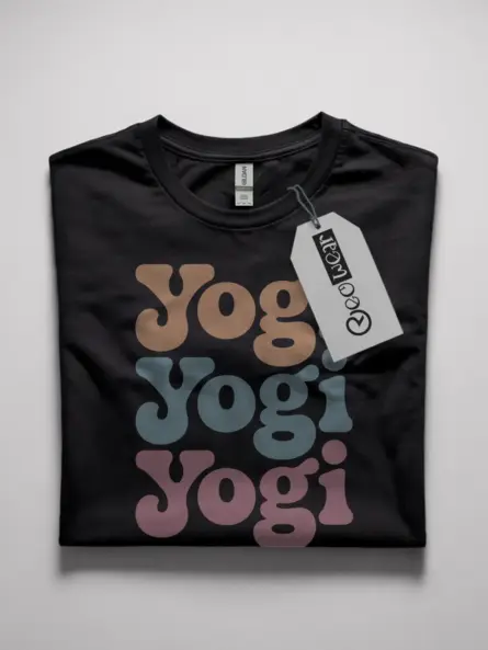 minimalist yogi t-shirt