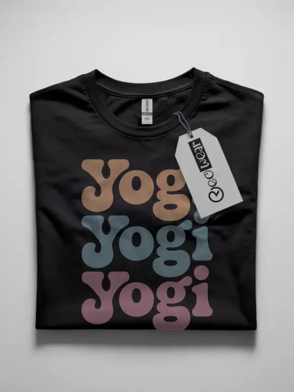minimalist yogi t-shirt