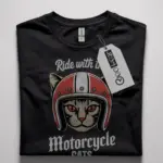 motorcycle cat shirt