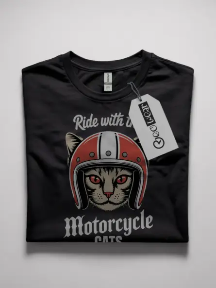 motorcycle cat shirt