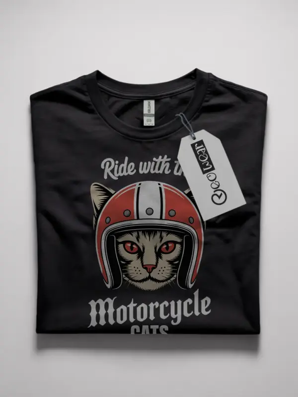 motorcycle cat shirt