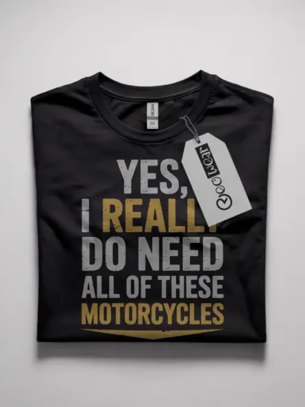 motorcycle collector t shirt