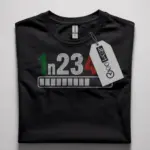 motorcycle gear shift t-shirt