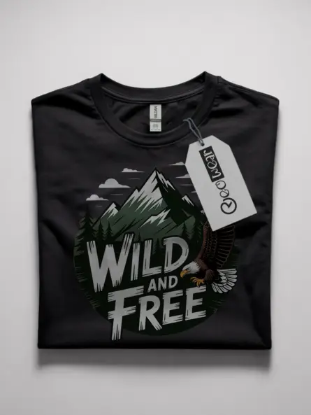 mountain adventure eagle t-shirt