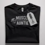 muscle auntie t-shirt