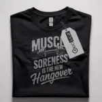 muscle soreness gym t-shirt
