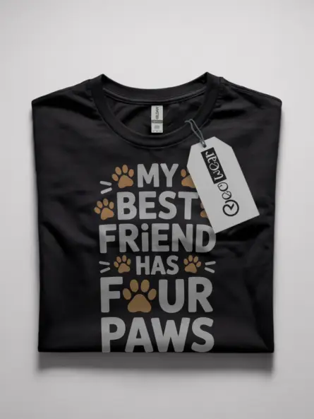 my best friend has four paws shirt