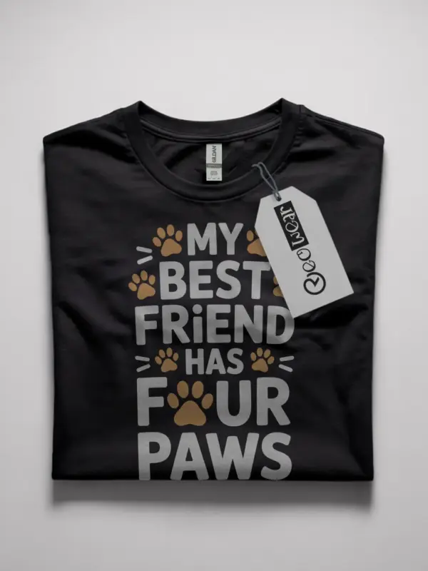 my best friend has four paws shirt