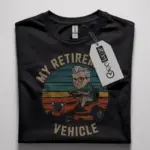 retirement lawn mower t-shirt