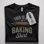 nostalgic baking t-shirt for home bakers