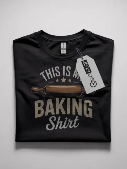 nostalgic baking t-shirt for home bakers