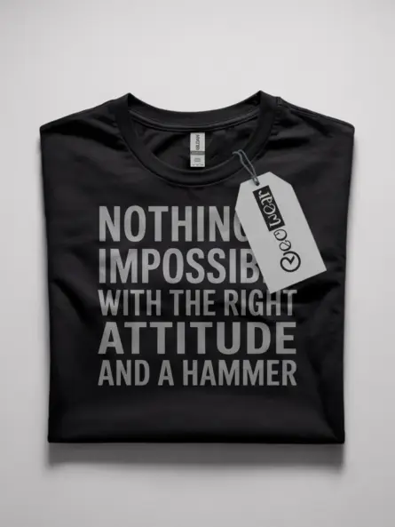 nothing is impossible hammer t-shirt