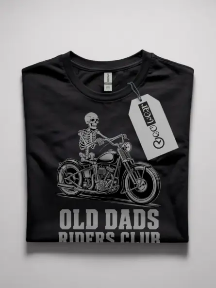 old biker t-shirt
