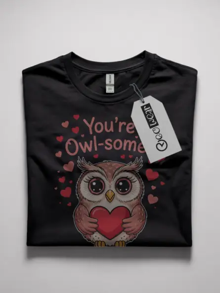 owl-some valentine t-shirt
