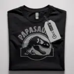 papasaurus dinosaur dad t-shirt