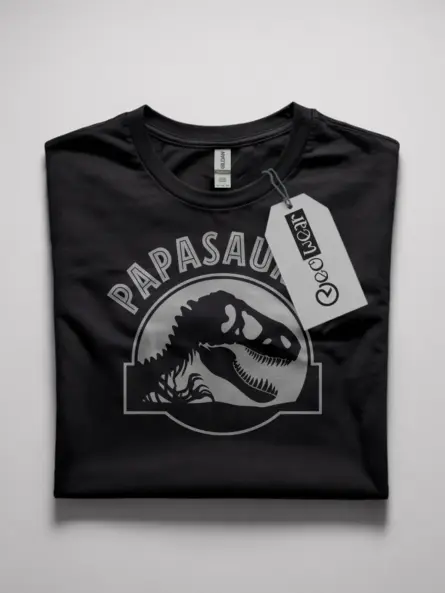 papasaurus dinosaur dad t-shirt
