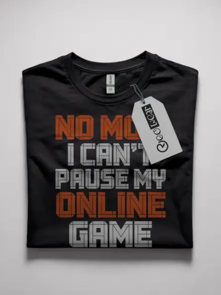 pause online game t-shirt