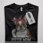 pittie mom t-shirt