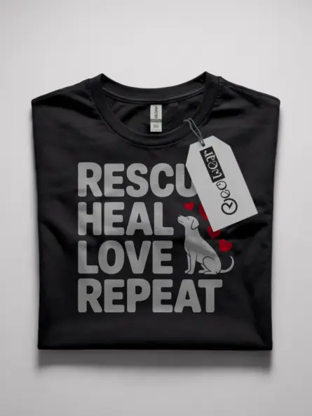 rescue love repeat shirt