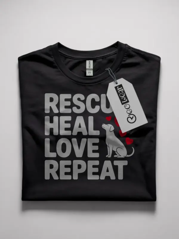 rescue love repeat shirt