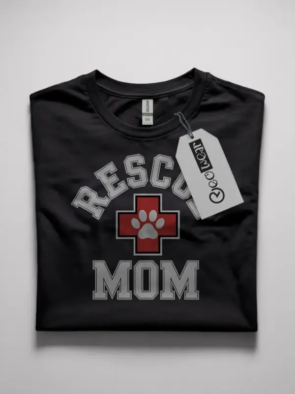rescue mom t-shirt