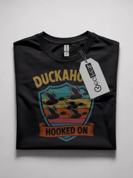 retro duck hunting t-shirt