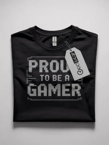 retro gamer shirt pixel style