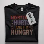 retro gym motivation t-shirt
