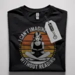 retro reading t-shirt