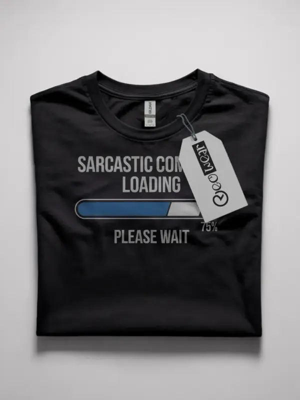 black flatlay sarcastic comment shirt sarcastic comment shirt