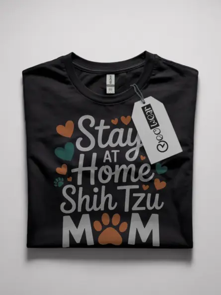 stay at home dog mom shirt