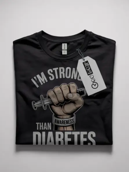 stronger than diabetes shirt