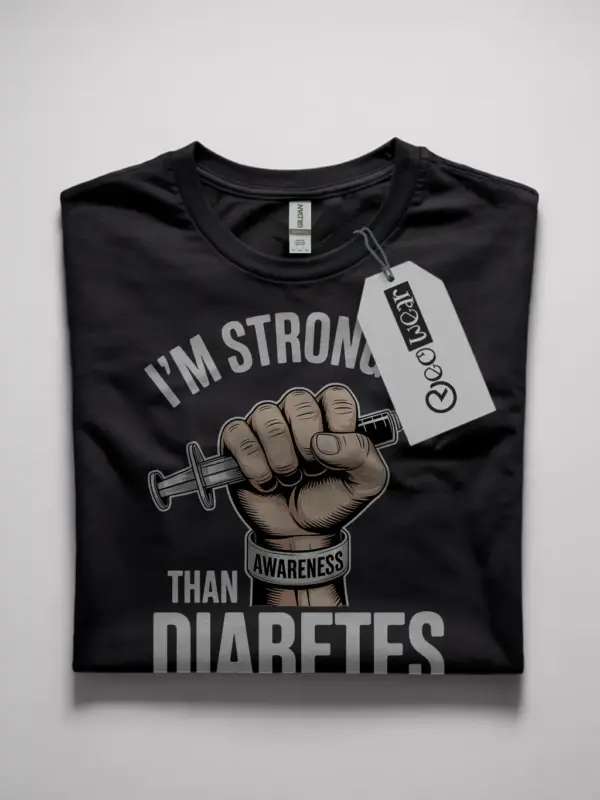 stronger than diabetes shirt