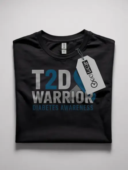 t2d warrior diabetes shirt