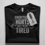 tired gym motivational t-shirt